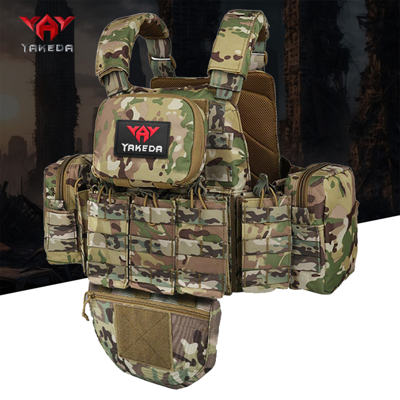 Crossfit Vest - YAKEDA The eight-piece hunting vest has