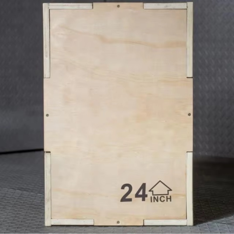 Crossfit Training - 2026 3-in-1 Wooden Plyometric Jump Box