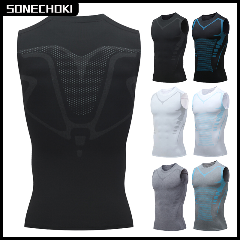 Crossfit Vest - Compression Tank Top Men Gym Shirt