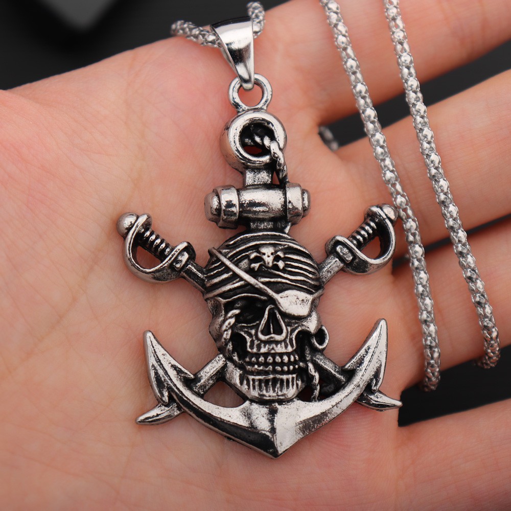 Battle Rope Anchor - Vintage Double Sword Pirate Titanium Steel
