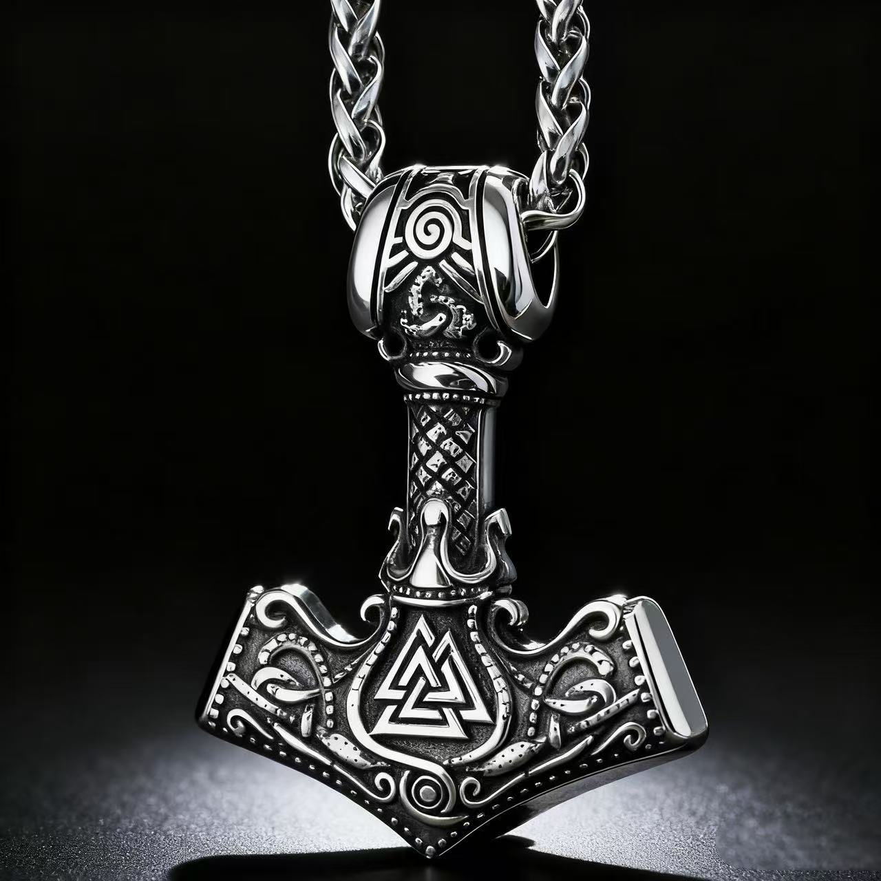 Battle Rope Anchor - HNSP 316L Stainless Steel Norse Odin