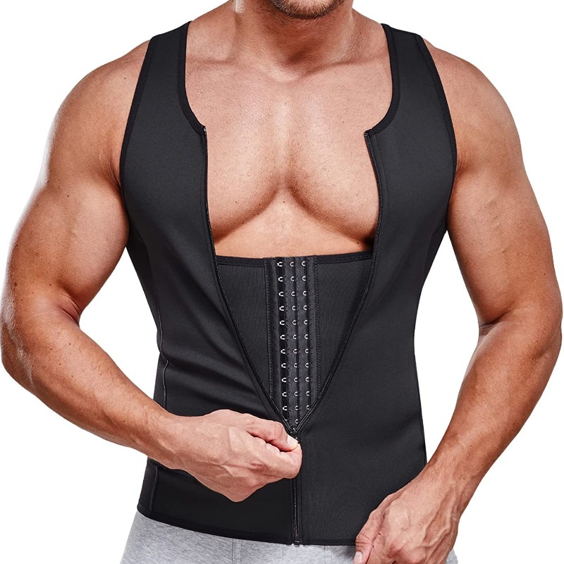 Crossfit Weight Vest - Qtree Men's Slimming Sauna Tank Top