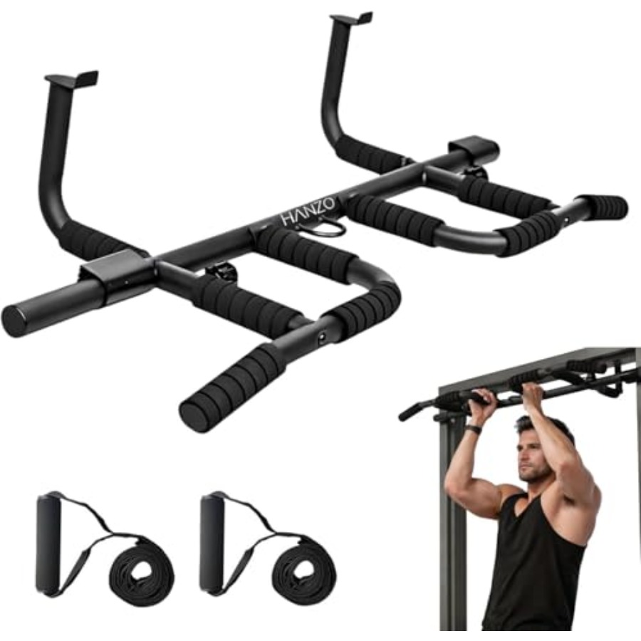 Pull Up Bar Grip - Doorway Pull Up Bar Set with