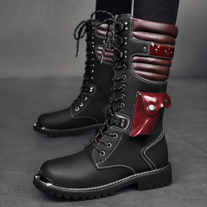 Men's high top motorcycle boot - Crossfit Outdoor ulasan dan harga