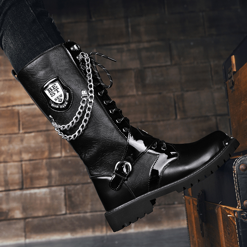 Men's high top motorcycle boot - Crossfit Outdoor ulasan dan harga