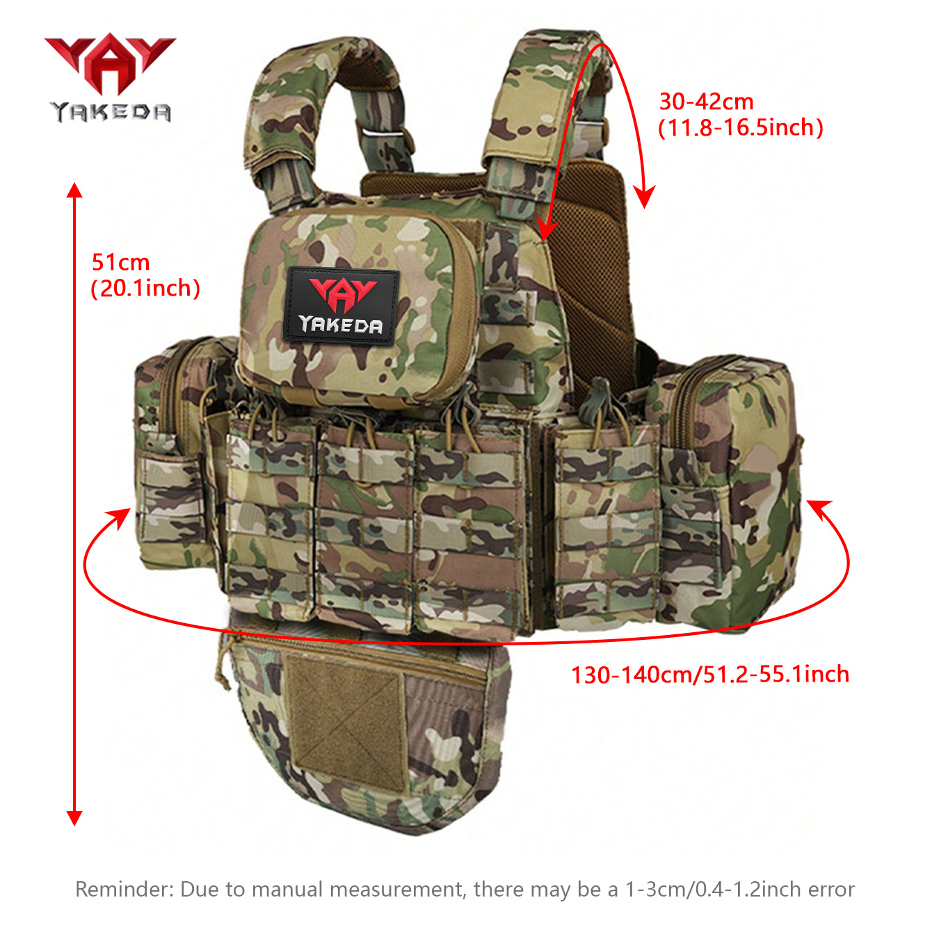 YAKEDA   The eight-piece hunti - Crossfit Vest ulasan dan harga
