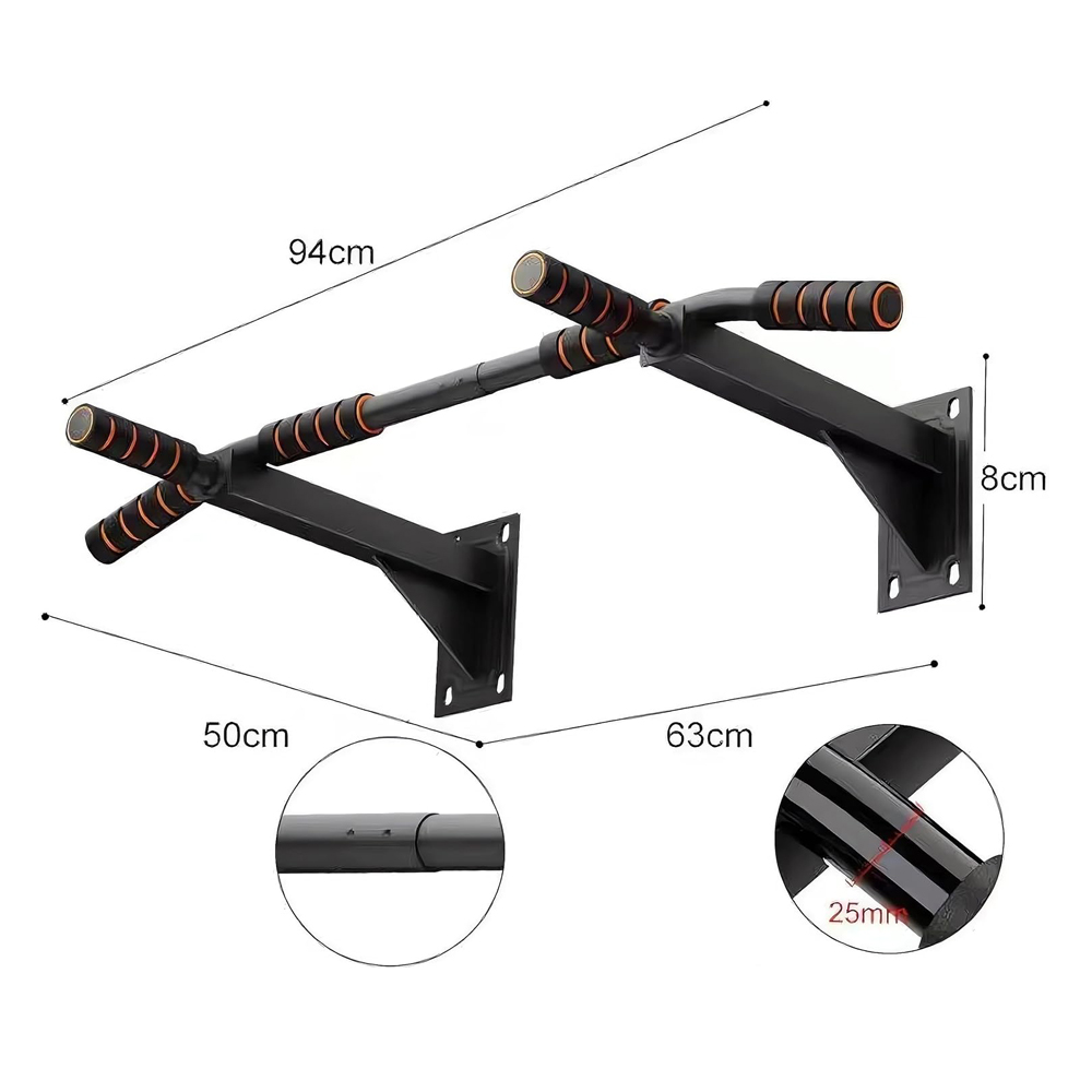 Adjustable Steel Frame Bar Hom - Pull Up Bar Grip ulasan dan harga