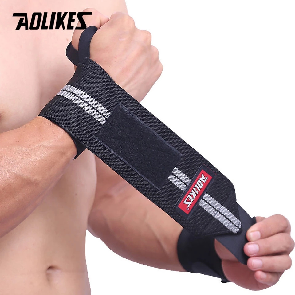 AOLIKES 1 Pair Wristband Wrist - Crossfit Training Gear ulasan dan harga