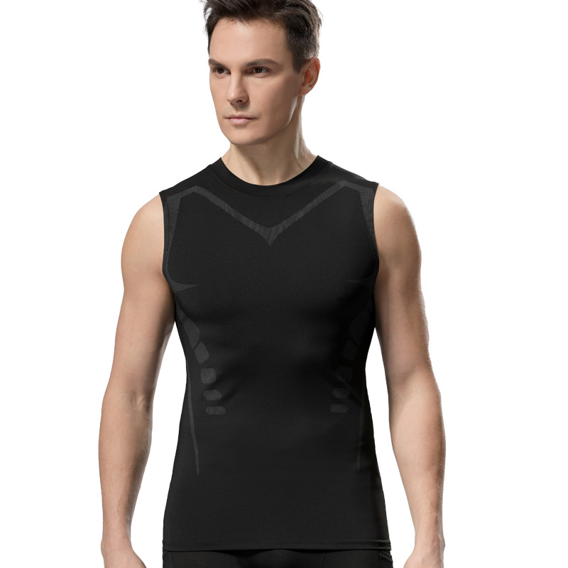 Compression Tank Top Men Gym S - Crossfit Vest ulasan dan harga