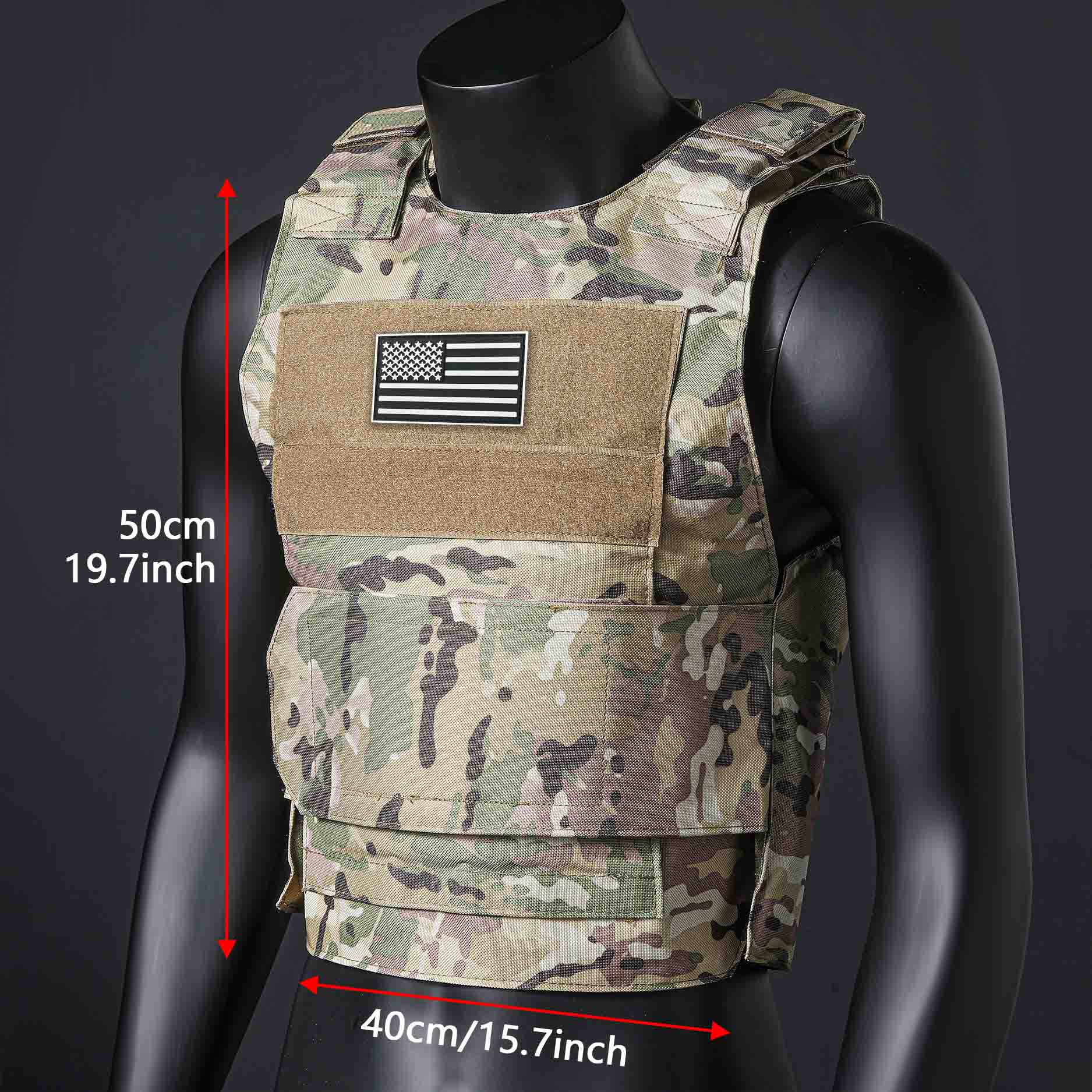 (Gift of American Flag) Quick  - Crossfit Weight Vest ulasan dan harga