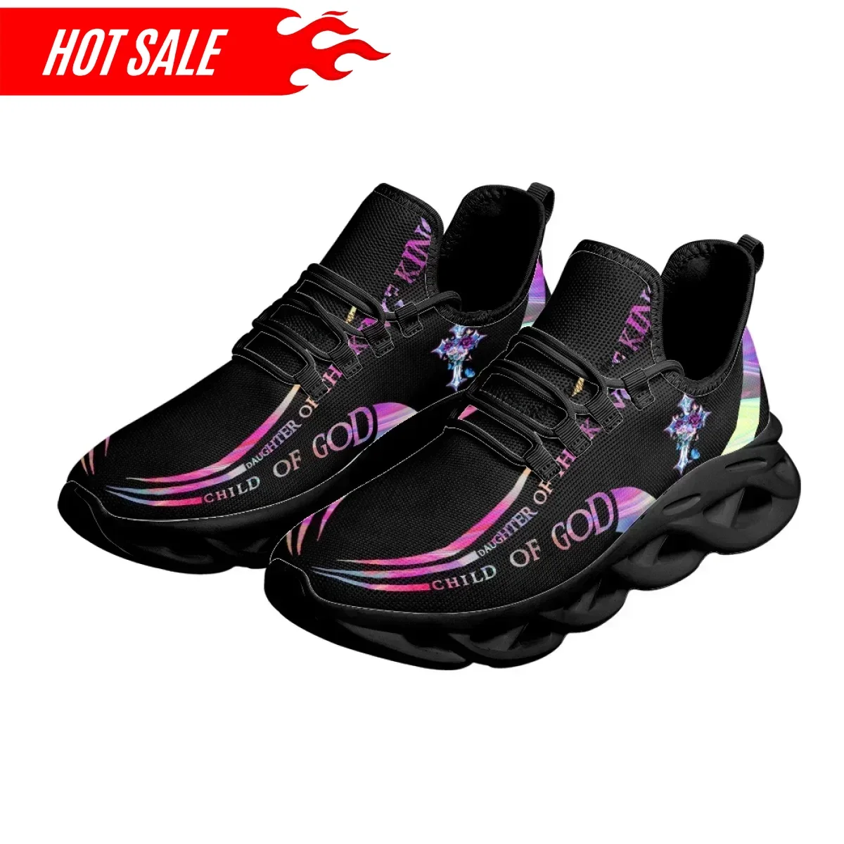 Hot Cross Christian God Print  - Crossfit Training ulasan dan harga