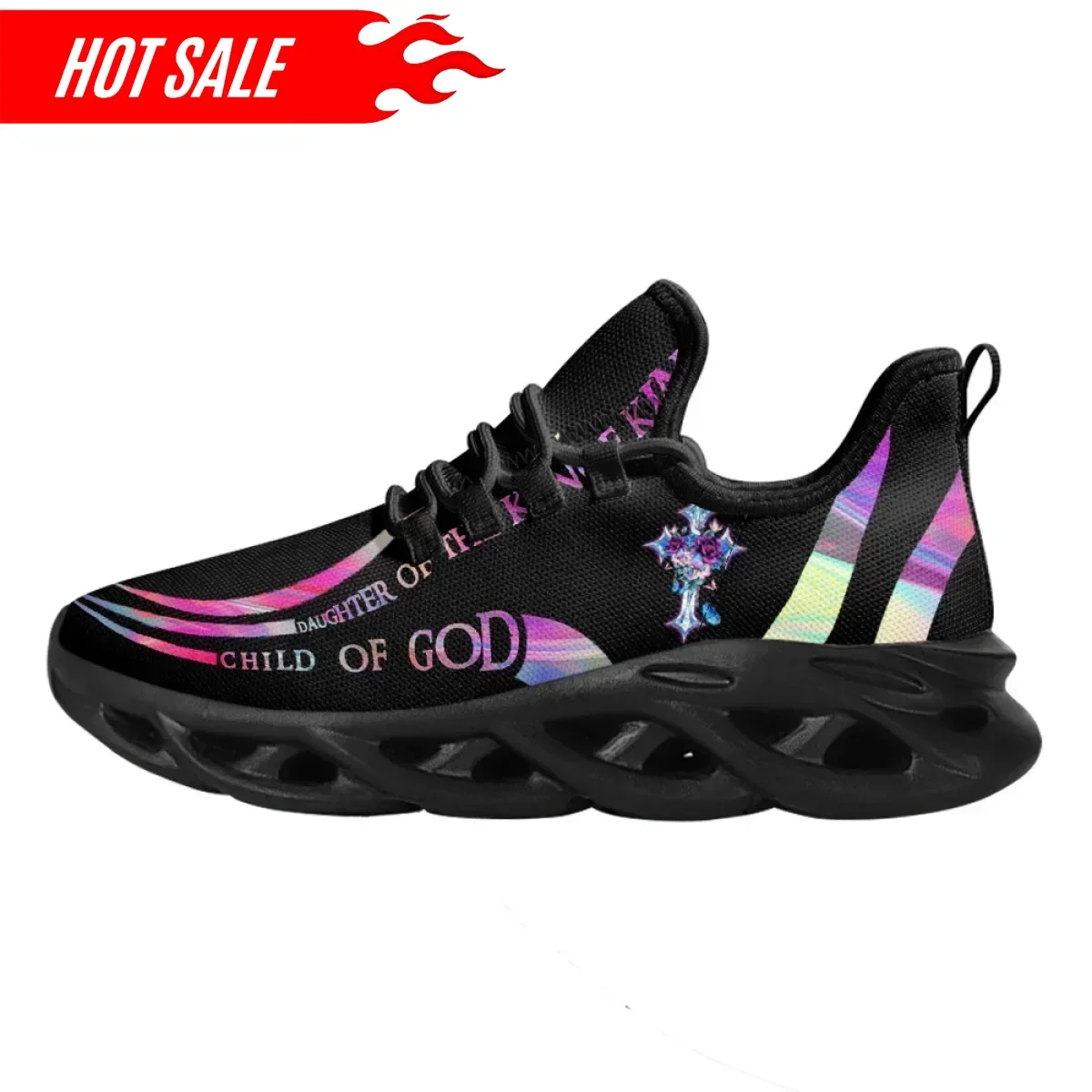 Hot Cross Christian God Print  - Crossfit Training ulasan dan harga