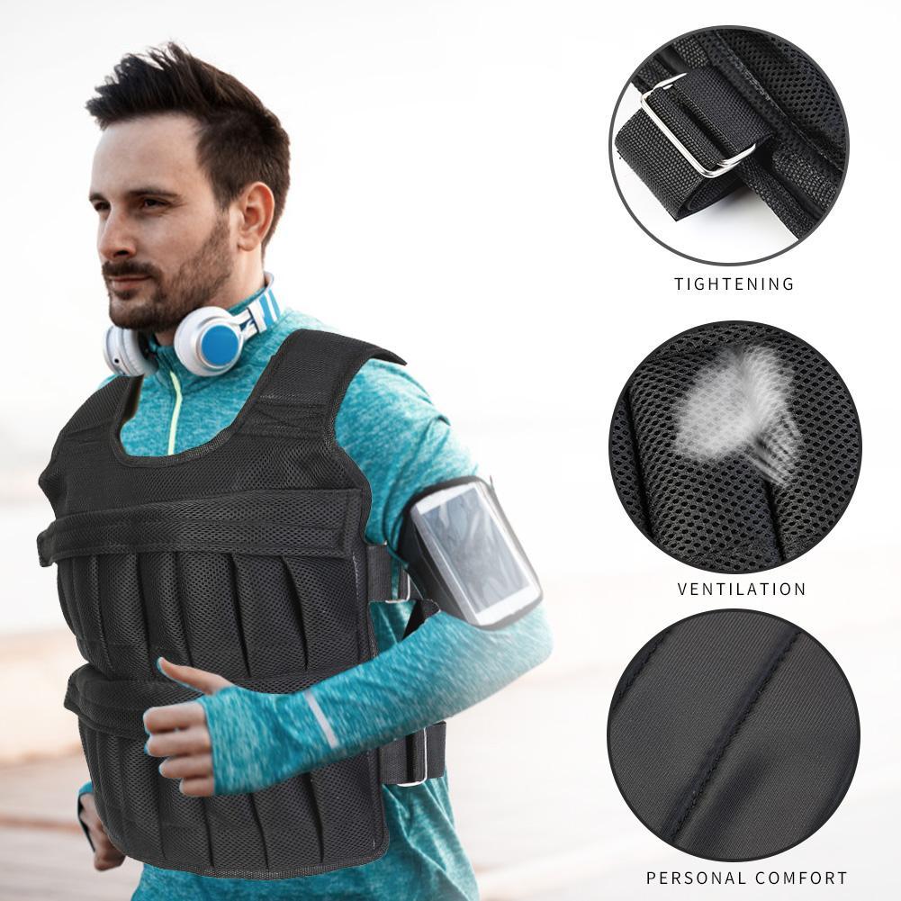 3/15/35kg Workout Weight Jacke - Crossfit Vest ulasan dan harga