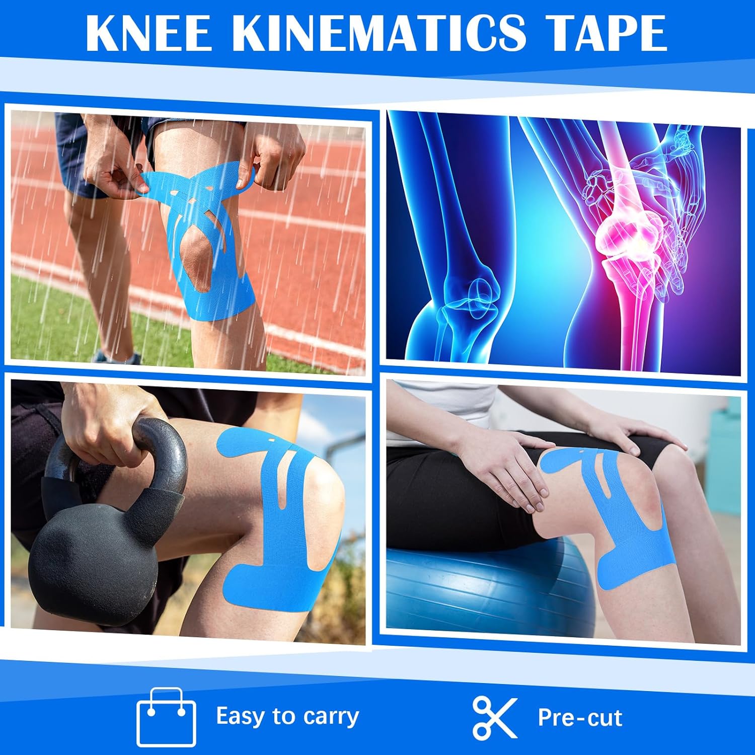 10PCS Precut Kinesiology Tape  - Finger Tape Athletic ulasan dan harga