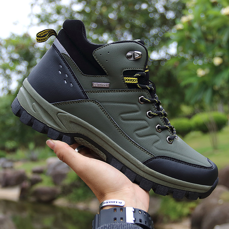 Men Boots Fur Warm Snow Boots  - Crossfit Outdoor ulasan dan harga