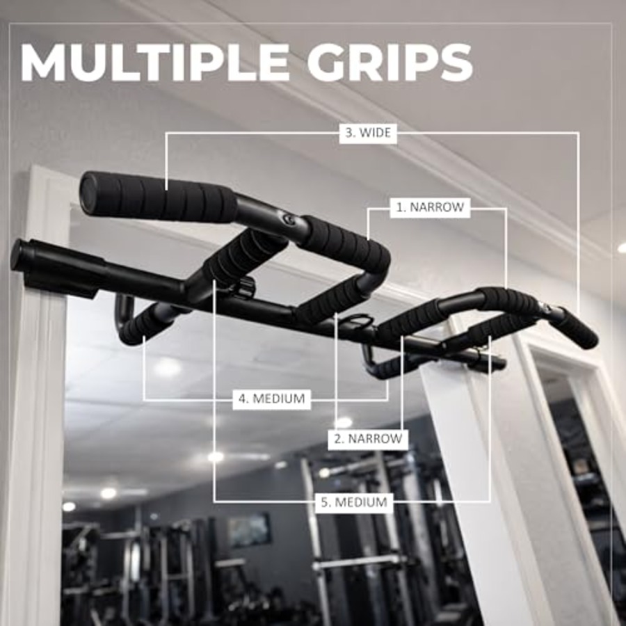 Doorway Pull Up Bar Set with S - Pull Up Bar Grip ulasan dan harga