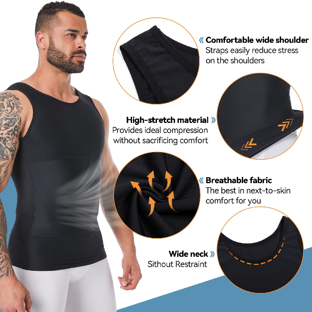 Men's Compression Tank Top Ves - Crossfit Weight Vest ulasan dan harga