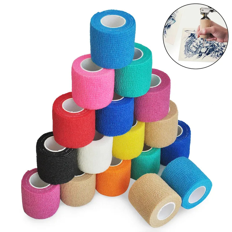 6/12pcs Colorful Sport Self Ad - Finger Tape Athletic ulasan dan harga