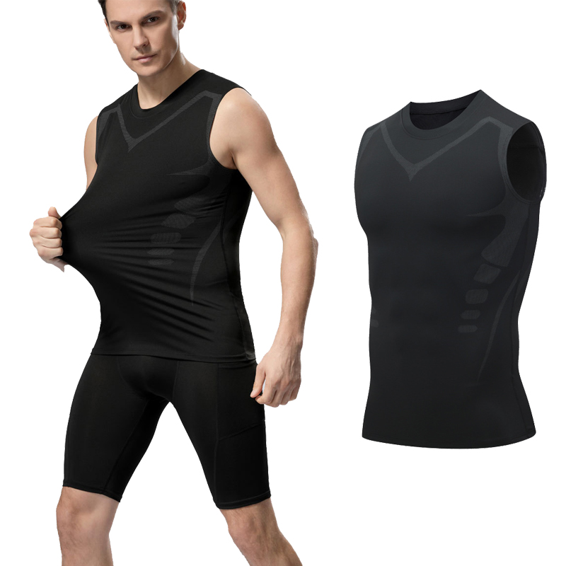 Compression Tank Top Men Gym S - Crossfit Vest ulasan dan harga
