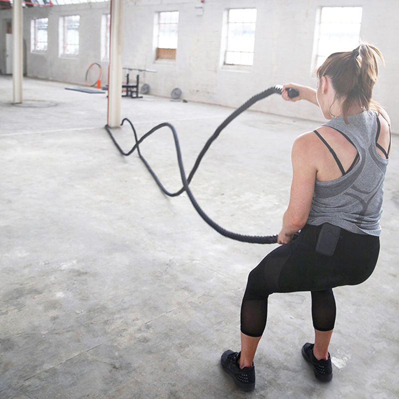 9M/12M/15M Fitness Battle Rope - Crossfit No Equipment ulasan dan harga