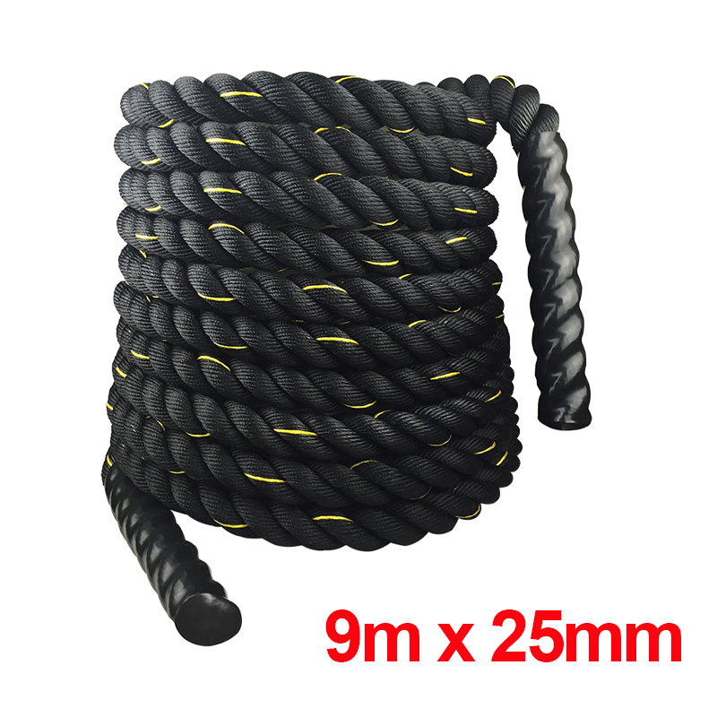 9M/12M/15M Fitness Battle Rope - Crossfit No Equipment ulasan dan harga