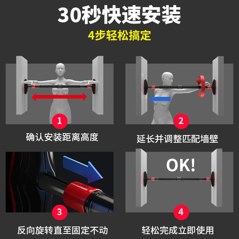 No-Drill Strength Training Pul - Pull Up Bar Grip ulasan dan harga