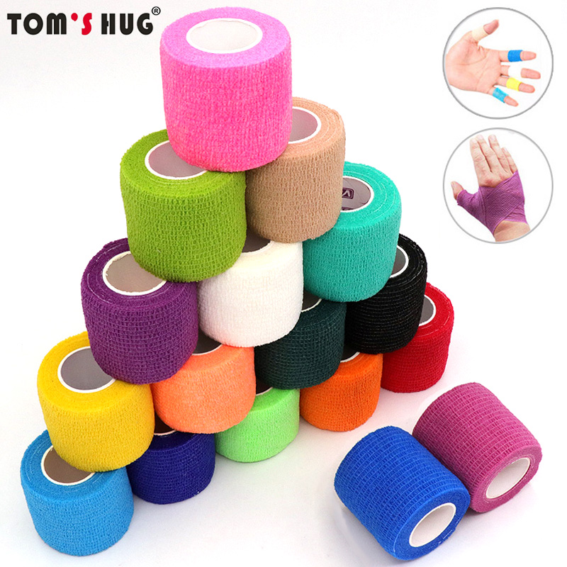 6 Pcs 4.8m Colorful Self Adhes - Finger Tape Athletic ulasan dan harga